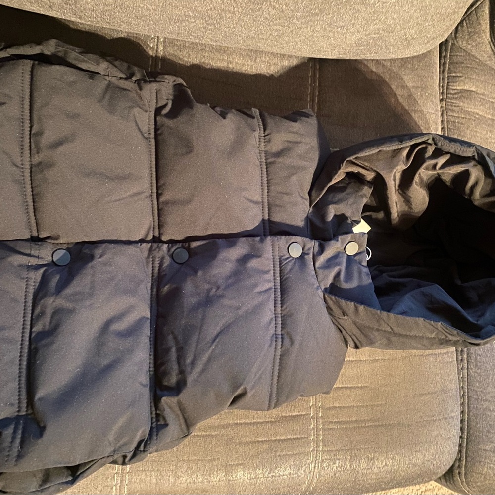 Kids Black Puffer Jacket